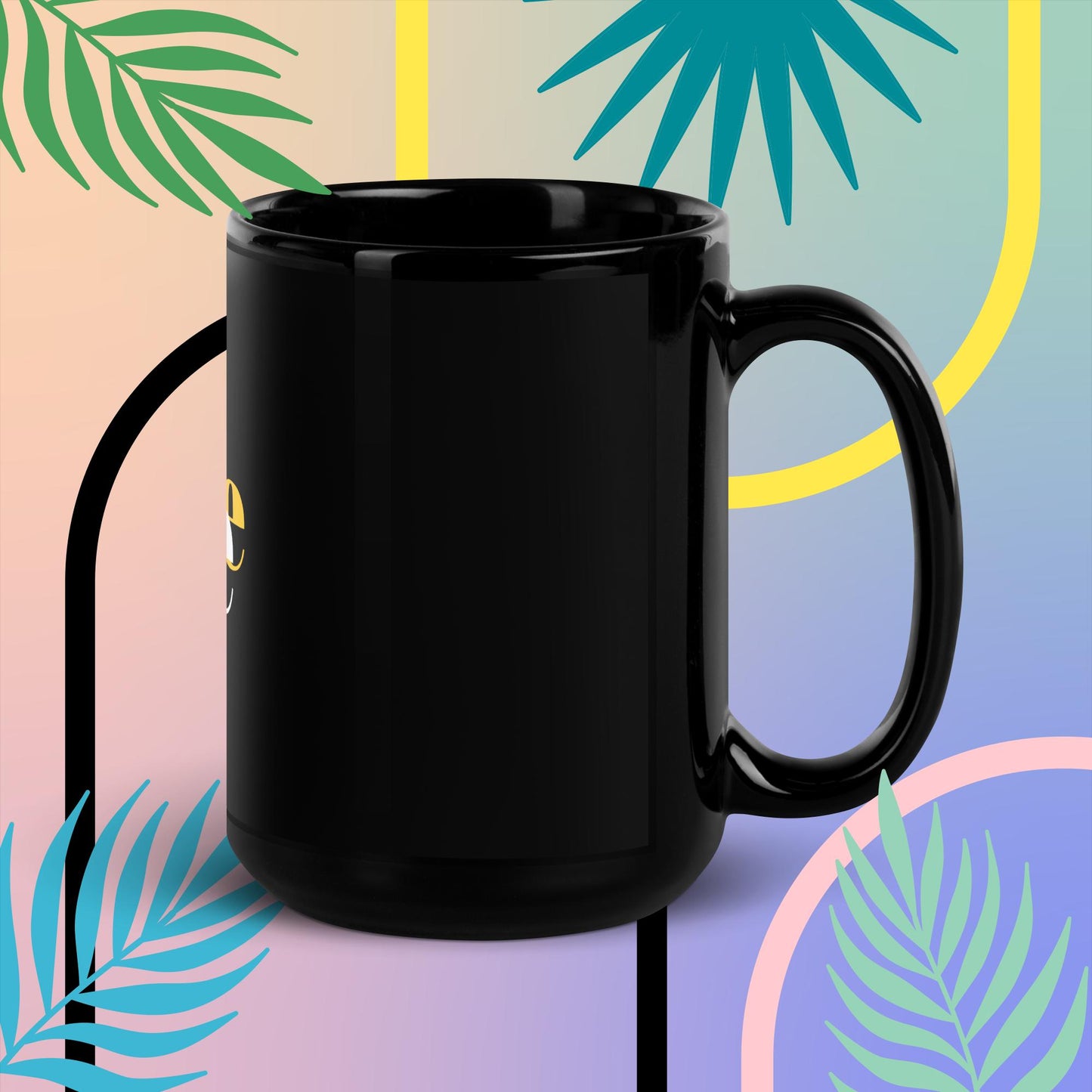 Black Glossy Mug - Be The Light