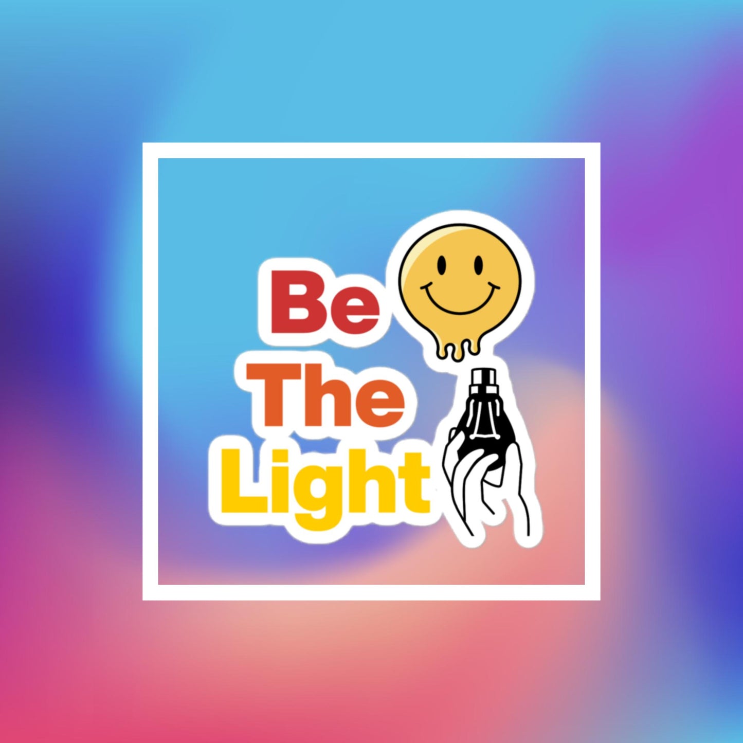 Bubble-free stickers - Be The Light - Be Motivated, Empowered, and Inspired by these simple reminder stickers.