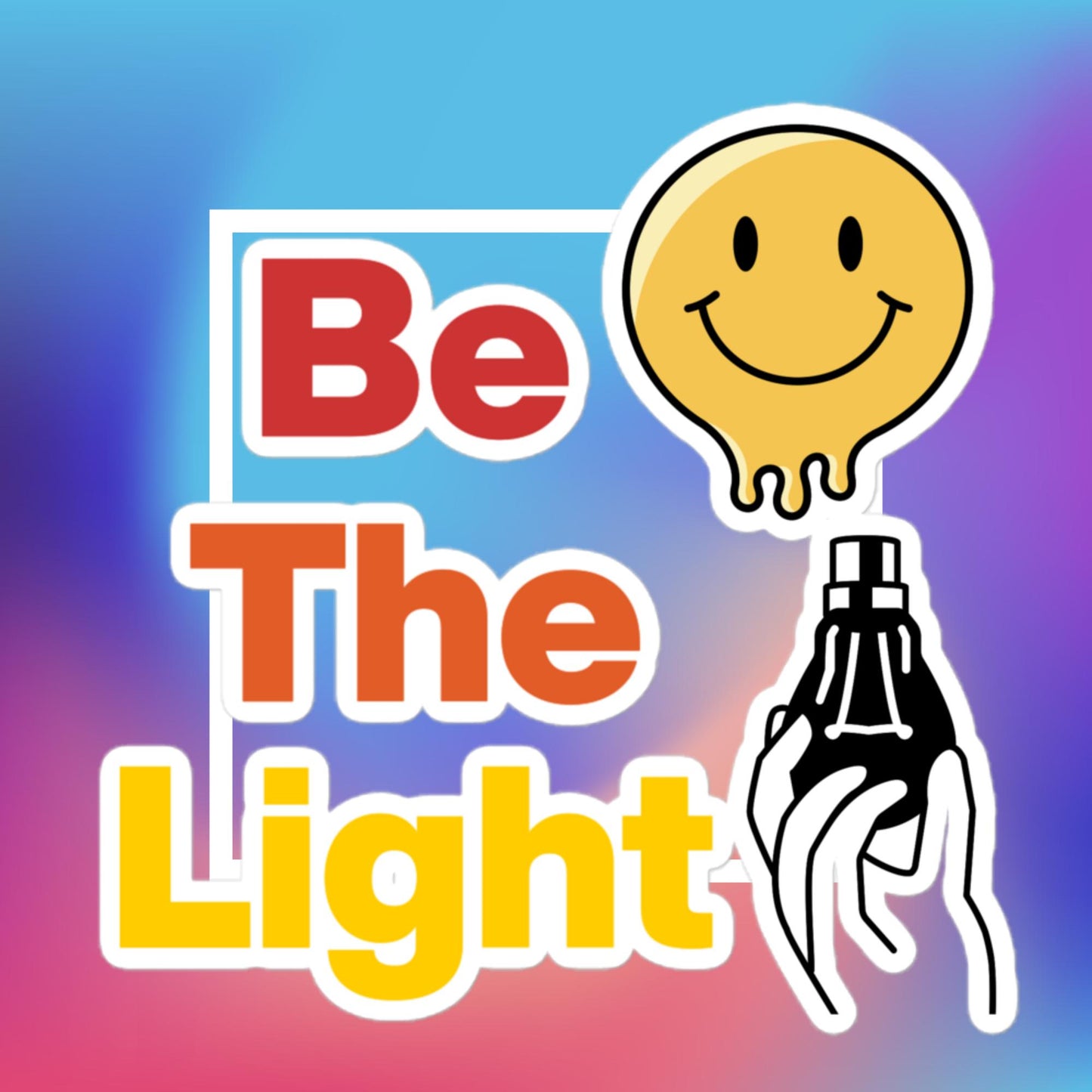 Bubble-free stickers - Be The Light - Be Motivated, Empowered, and Inspired by these simple reminder stickers.