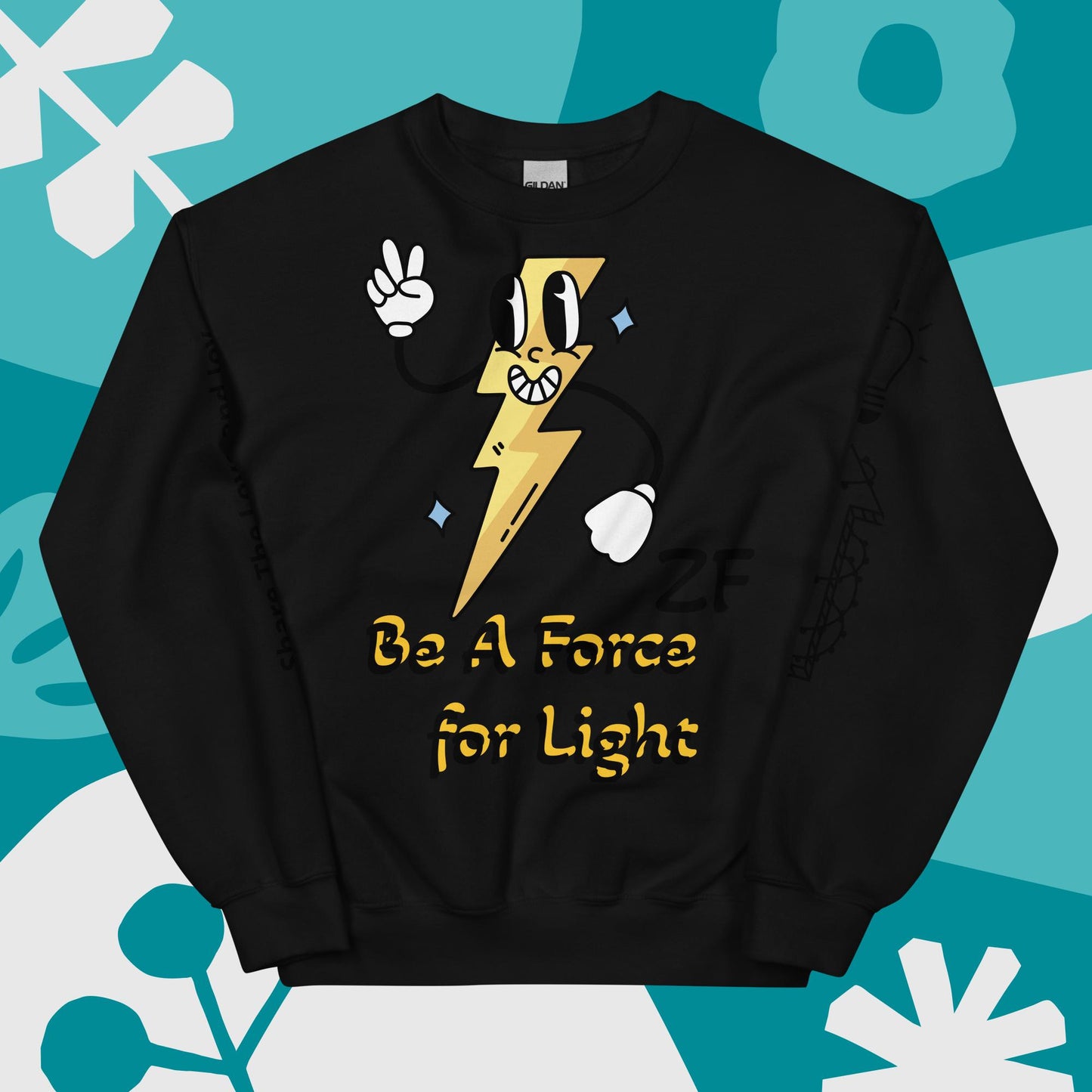 Be The Light Multi-Color Unisex Sweatshirt