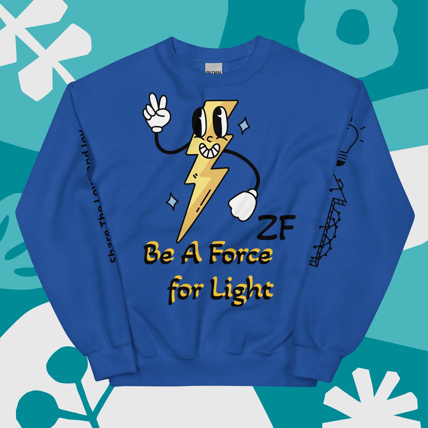 Be The Light Multi-Color Unisex Sweatshirt