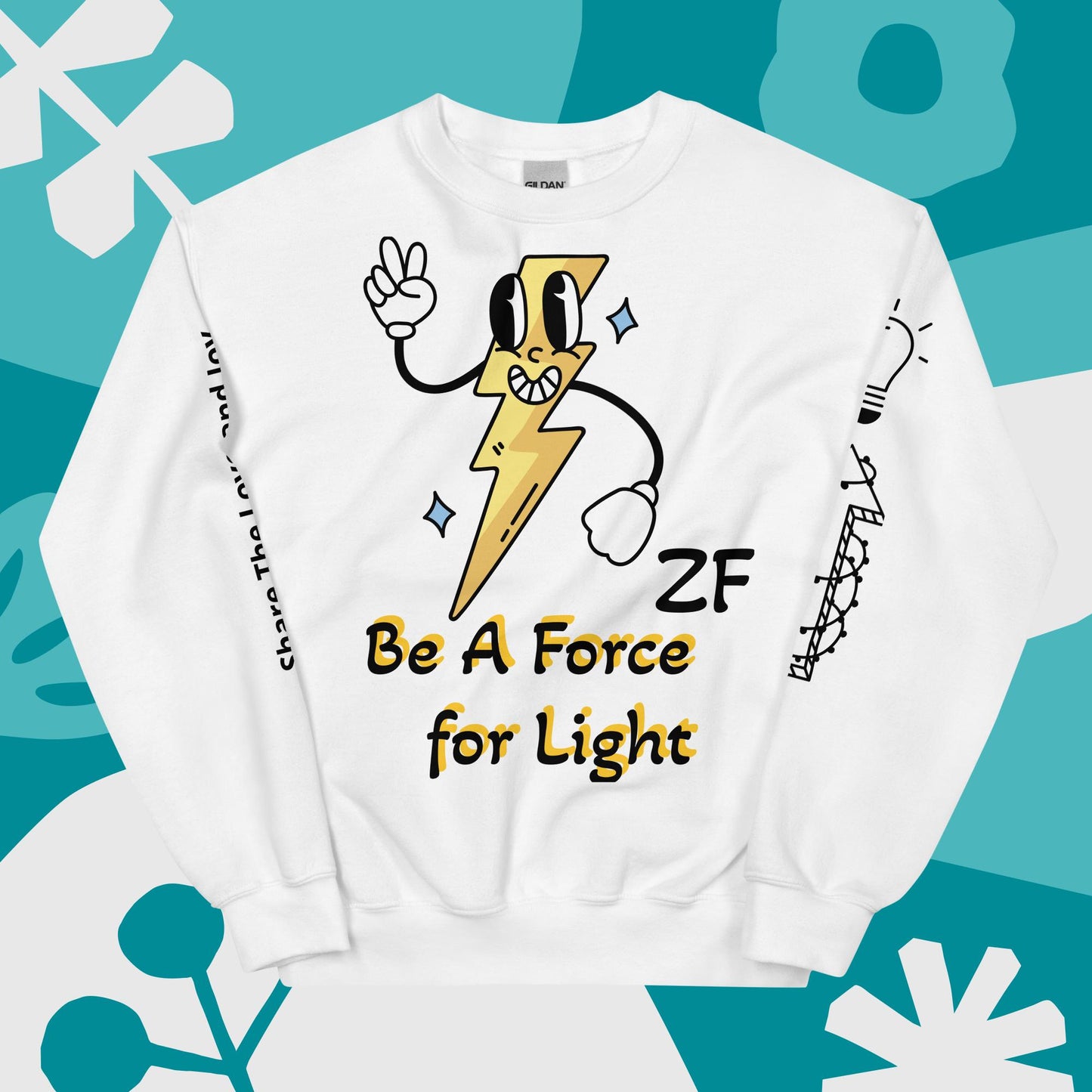 Be The Light Multi-Color Unisex Sweatshirt