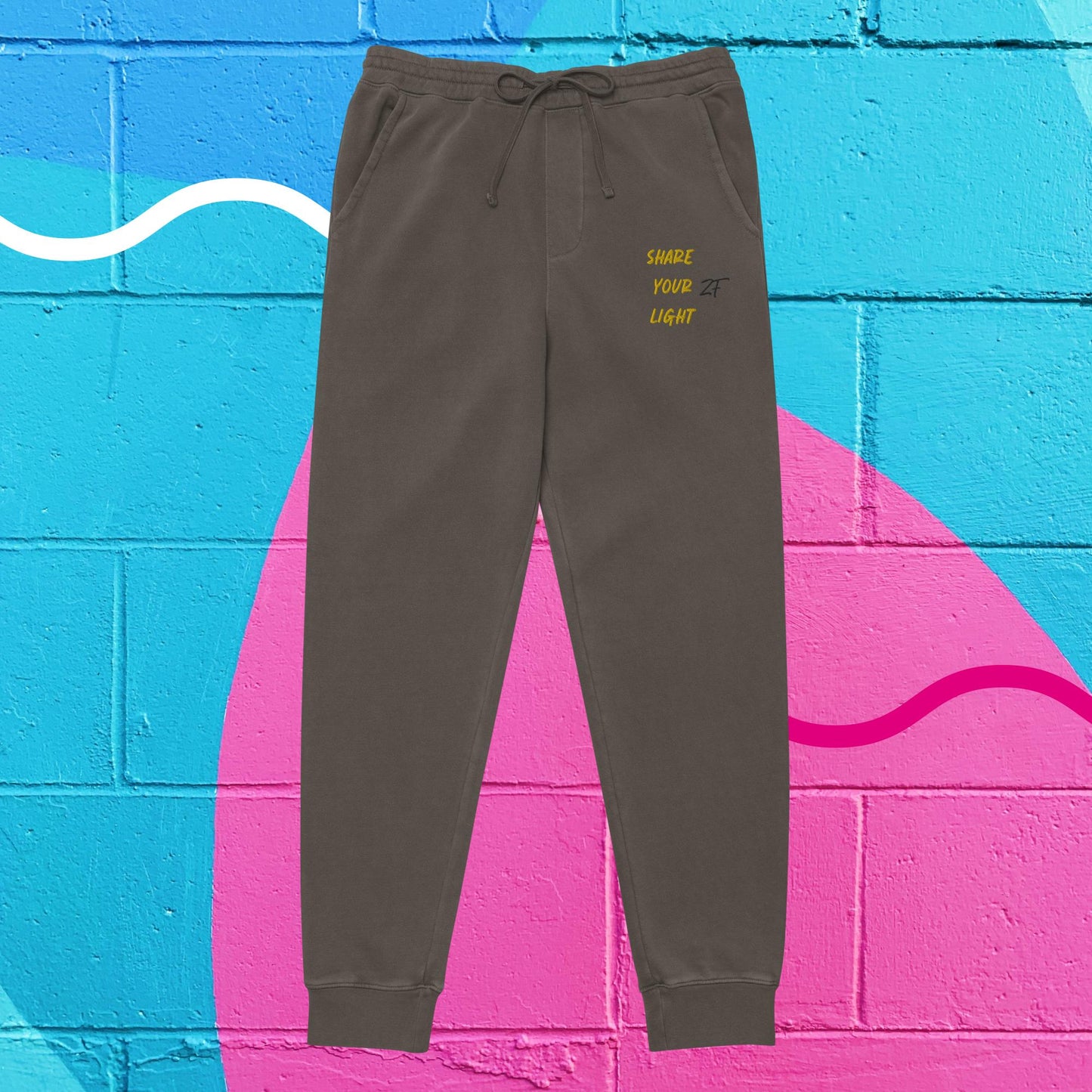 Unisex pigment-dyed sweatpants - Be The Light