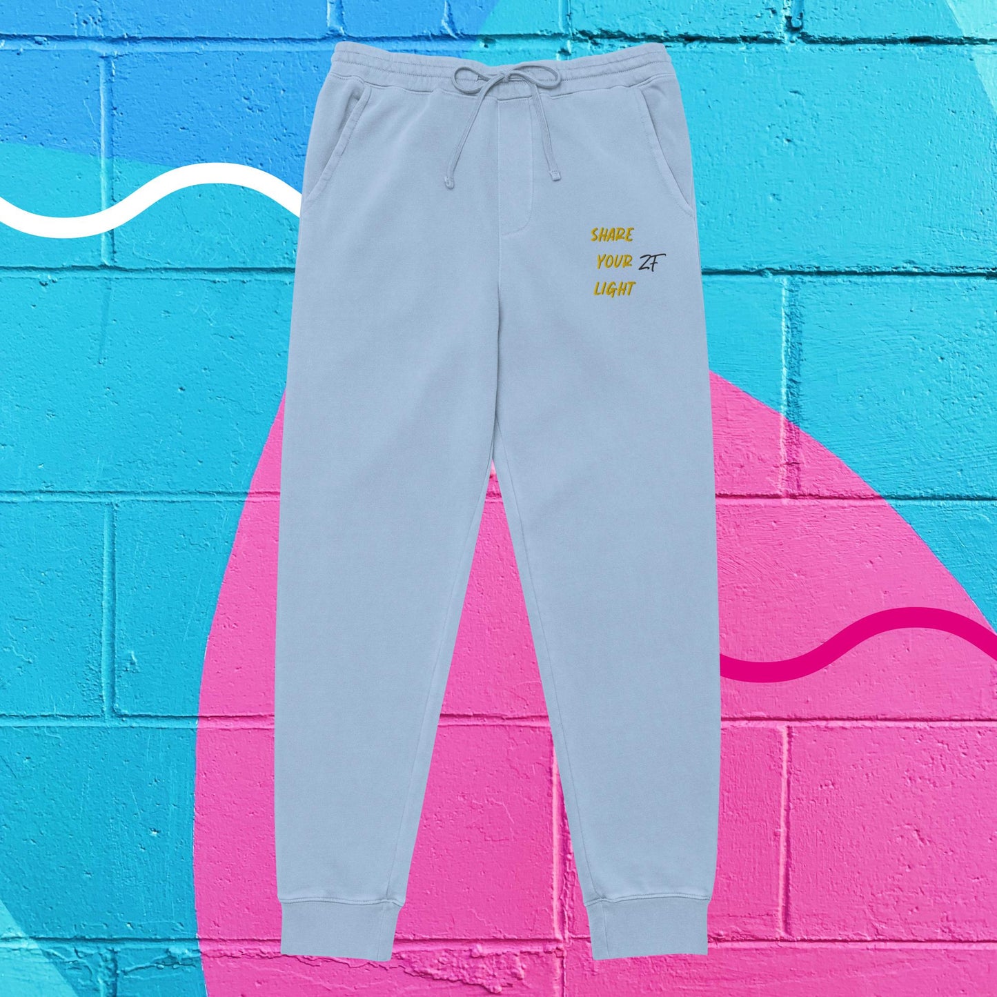 Unisex pigment-dyed sweatpants - Be The Light