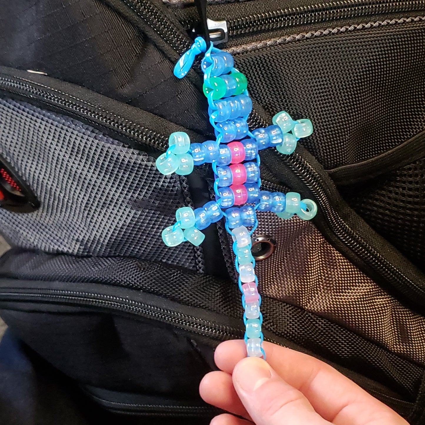 Handmade Beaded Geckos